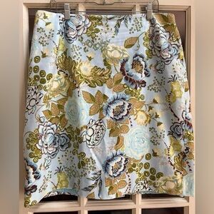 Talbots 22W Petite Lined Skirt